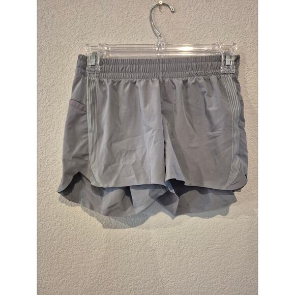 Athleta Girl  Lined Running Shorts Gym & Sports Activewear Size L Gray - Picture 1 of 5